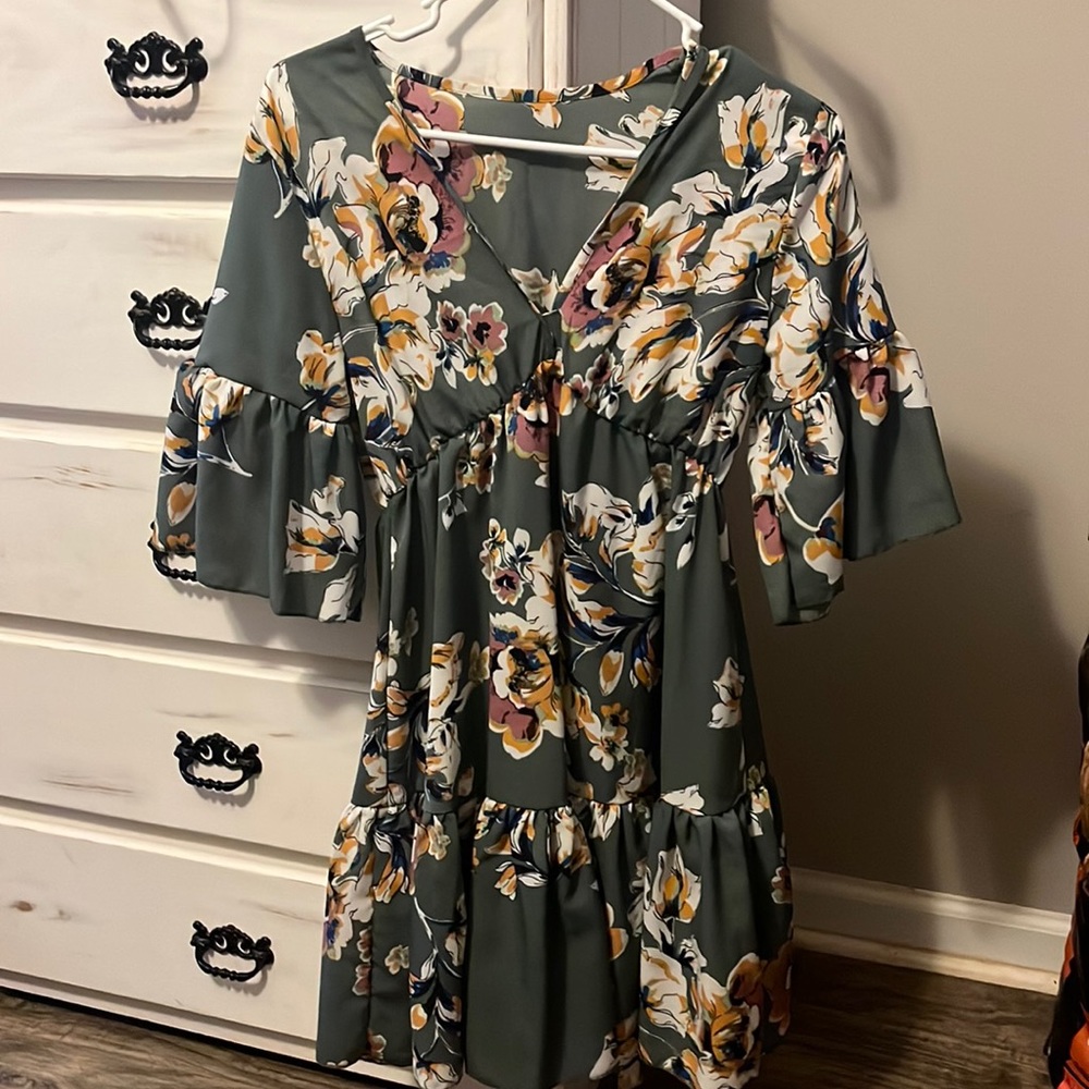 Floral womens dress